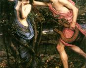 John William Waterhouse : Apollo and Daphne